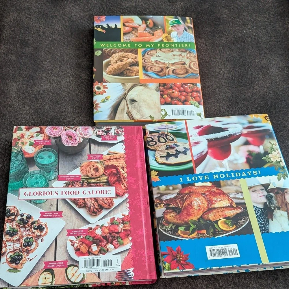 Pioneer Woman Cooks Cookbook Set Ree Drummond Hardcover 3 Book Lot New Frontier